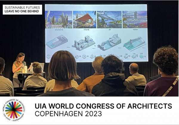 Parsons M.Arch Faculty Eva Perez de Vega presents at the UIA World Congress of Architects in Copenhagen: SUSTAINABLE FUTURES